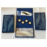 2014 50th Anniversary Kennedy Half Dollar 4 Coin Uncirculated Set - original package with COA