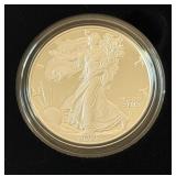 2022 W-American Eagle One Ounce Proof Silver Bullion Coin - original package with COA