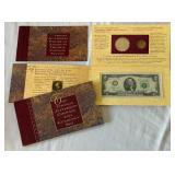 1994 Thomas Jefferson Coilage and Currence 4 Coin Set in original Package