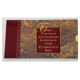 1994 Thomas Jefferson Coilage and Currence 4 Coin Set in original Package