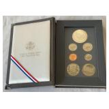 1991 Prestige Mount Rushmore Silver Proof Set 7 coins - plastic case only, no COA, but all coins look amazing!