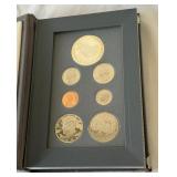 1991 Prestige Mount Rushmore Silver Proof Set 7 coins - plastic case only, no COA, but all coins look amazing!