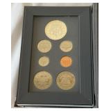 1991 Prestige Mount Rushmore Silver Proof Set 7 coins - plastic case only, no COA, but all coins look amazing!