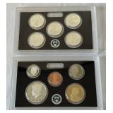 2022 Silver Proof Set 10 coins - original package with COA