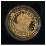 1999 Susan B. Anthony Proof Dollar Coin - original package with COA
