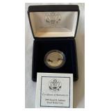 1999 Susan B. Anthony Proof Dollar Coin - original package with COA