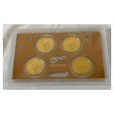 2007 Presidential $1 Coin Proof Set 4 coins - original package with COA