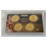 2007 Presidential $1 Coin Proof Set 4 coins - original package with COA