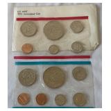 1973 P/D Uncirculated US Mint set OGP 13 coins - original gov't packaging