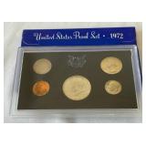 1972 Proof Set - original package with COA