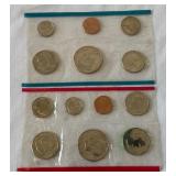 1980 P/D Uncirculated US Mint set OGP (13 coins) - cello wrap only