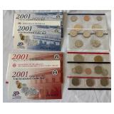 2001 P/D Uncirculated US Mint set OGP (20 coins) - original package with COA and envelope