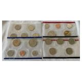 2002 P/D Uncirculated US Mint set OGP (20 coins) - original package with COA and envelope, damage to envelope