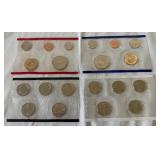 2002 P/D Uncirculated US Mint set OGP (20 coins) - original package with COA and envelope, damage to envelope