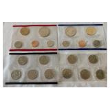 2002 P/D Uncirculated US Mint set OGP (20 coins) - original package with COA and envelope, damage to envelope