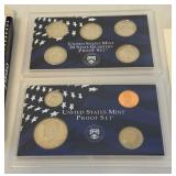 1999 Proof Set (9 coins) - original package with COA