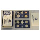 2000 Proof Set (10 coins) - original package with COA