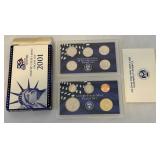 2001 Proof Set (10 coins) - original package with COA
