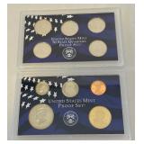 2001 Proof Set (10 coins) - original package with COA