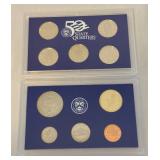 2002 Proof Set (10 coins) - original package with COA, box is dirty