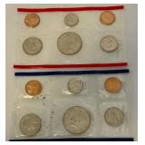 1985 P/D Uncirculated US Mint set OGP - cello wrap only
