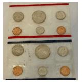 1985 P/D Uncirculated US Mint set OGP - cello wrap only