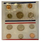 1985 P/D Uncirculated US Mint set OGP - cello wrap only