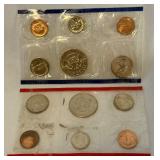 1986 P/D Uncirculated US Mint set OGP - cello wrap only