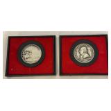 (2) America's First Medals - Washignton Before Boston and Heneral Horatio Gates