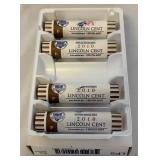 2010 P&D Lincoln Cent Life 4 Roll Set - Original Package