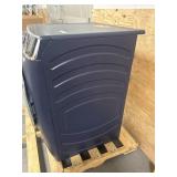 GE 7.8-cu ft Reversible Side Swing Door Stackable Steam Cycle Smart Gas Dryer (Sapphire Blue) ENERGY STAR- Model # GFD85GSPNRS MSRP $1,449