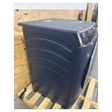 GE 7.8-cu ft Reversible Side Swing Door Stackable Steam Cycle Smart Gas Dryer (Sapphire Blue) ENERGY STAR- Model # GFD85GSPNRS MSRP $1,449