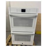 GE 30-in Smart Double Electric Wall Oven Self-cleaning (White) Model # JTD3000DNWW MSRP $2,999