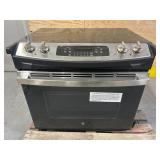 GE 30-in Smooth Surface Glass Top 4 Elements 4.4-cu ft Self-Cleaning Drop-In Electric Range (Black) Model # JD630STSS MSRP $2,099