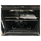 GE 30-in Smooth Surface Glass Top 4 Elements 4.4-cu ft Self-Cleaning Drop-In Electric Range (Black) Model # JD630STSS MSRP $2,099
