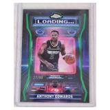 Anthony Edwards 2025 Topps Chrome Purple Refractor #LD-3 and Numbered 27/99 - Minnesota Timberwolves Basketball Card Anthony Edwards 2025 Topps Chrome Purple Refractor #LD-3 and Numbered 27/99 - Minnesota Timberwolves Basketball Card