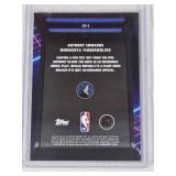 Anthony Edwards 2025 Topps Chrome Purple Refractor #LD-3 and Numbered 27/99 - Minnesota Timberwolves Basketball Card Anthony Edwards 2025 Topps Chrome Purple Refractor #LD-3 and Numbered 27/99 - Minnesota Timberwolves Basketball Card