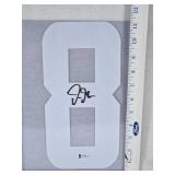 Justin Jefferson Auto Beckett Witnessed Signed Number 8 Justin Jefferson Auto Beckett Witnessed Signed Number 8
