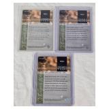 Lot of 3 Tiger Woods Golf Rookie Cards from Upper Deck's 'Tiger's Tales' Series, 2001. Lot of 3 Tiger Woods Golf Rookie Cards from Upper Deck's 'Tiger's Tales' Series, 2001.