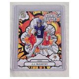 J.J. McCarthy Rookie 2025 Panini Donruss Bomb Squad #BS-JMY - Minnesota Vikings Football Card J.J. McCarthy Rookie 2025 Panini Donruss Bomb Squad #BS-JMY - Minnesota Vikings Football Card