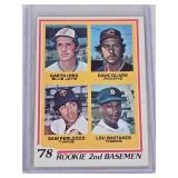Lou Whitaker Rookie SP High Number! 1978 Topps Rookie Second Basemen #704 - Detroit Tigers Vintage Baseball Card Lou Whitaker Rookie SP High Number! 1978 Topps Rookie Second Basemen #704 - Detroit Tigers Vintage Baseball Card