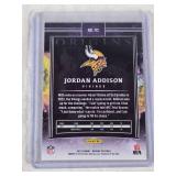 Jordan Addison Rookie 2023 Panini Origins #112 and Numbered 196/299 - Minnesota Vikings Football Card Jordan Addison Rookie 2023 Panini Origins #112 and Numbered 196/299 - Minnesota Vikings Football Card