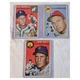 Lot of 3 Vintage 1954 Topps Baseball Cards Featuring Willie Jones, Ray Murray, and Bob Swift. Lot of 3 Vintage 1954 Topps Baseball Cards Featuring Willie Jones, Ray Murray, and Bob Swift.