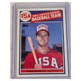 Mark McGwire Rookie 1985 Topps #401 - USA Baseball Team Vintage Baseball Card Mark McGwire Rookie 1985 Topps #401 - USA Baseball Team Vintage Baseball Card