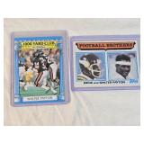 Lot of 2 Walter Payton Football Cards Including 1000 Yard Club and Football Brothers with Eddie Payton. Lot of 2 Walter Payton Football Cards Including 1000 Yard Club and Football Brothers with Eddie Payton.