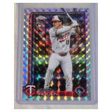 Alan Roden Rookie 2025 Topps Chrome X-Fractor USC41 - Minnesota Twins Baseball Card Alan Roden Rookie 2025 Topps Chrome X-Fractor USC41 - Minnesota Twins Baseball Card