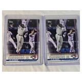 Lot of 2 Vladimir Guerrero Jr. Rookie Cards from 2019 Topps Update Series US62 - Toronto Blue Jays Cards Lot of 2 Vladimir Guerrero Jr. Rookie Cards from 2019 Topps Update Series US62 - Toronto Blue Jays Cards
