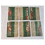 Lot of 6 Vintage 1954 Topps Baseball Cards Featuring Buster Mills, Paul Smith, Bob Wilson, Jehosie Heard, Bob Scheffing, and Harvey Haddix. Lot of 6 Vintage 1954 Topps Baseball Cards Featuring Buster Mills, Paul Smith, Bob Wilson, Jehosie Heard, Bob Scheffing, and Harvey Haddix.