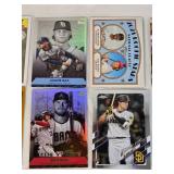 Lot of 27 Baseball Cards Featuring Players like Mike Trout, Nolan Ryan, and Derek Jeter with Various Sets and Rookie Cards. Lot of 27 Baseball Cards Featuring Players like Mike Trout, Nolan Ryan, and Derek Jeter with Various Sets and Rookie Cards.