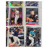 Lot of 27 Baseball Cards Featuring Players like Mike Trout, Nolan Ryan, and Derek Jeter with Various Sets and Rookie Cards. Lot of 27 Baseball Cards Featuring Players like Mike Trout, Nolan Ryan, and Derek Jeter with Various Sets and Rookie Cards.